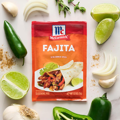 McCormick Fajita Seasoning Mix – Practical Starter Kitchen Gift for College Students and First Apartments
