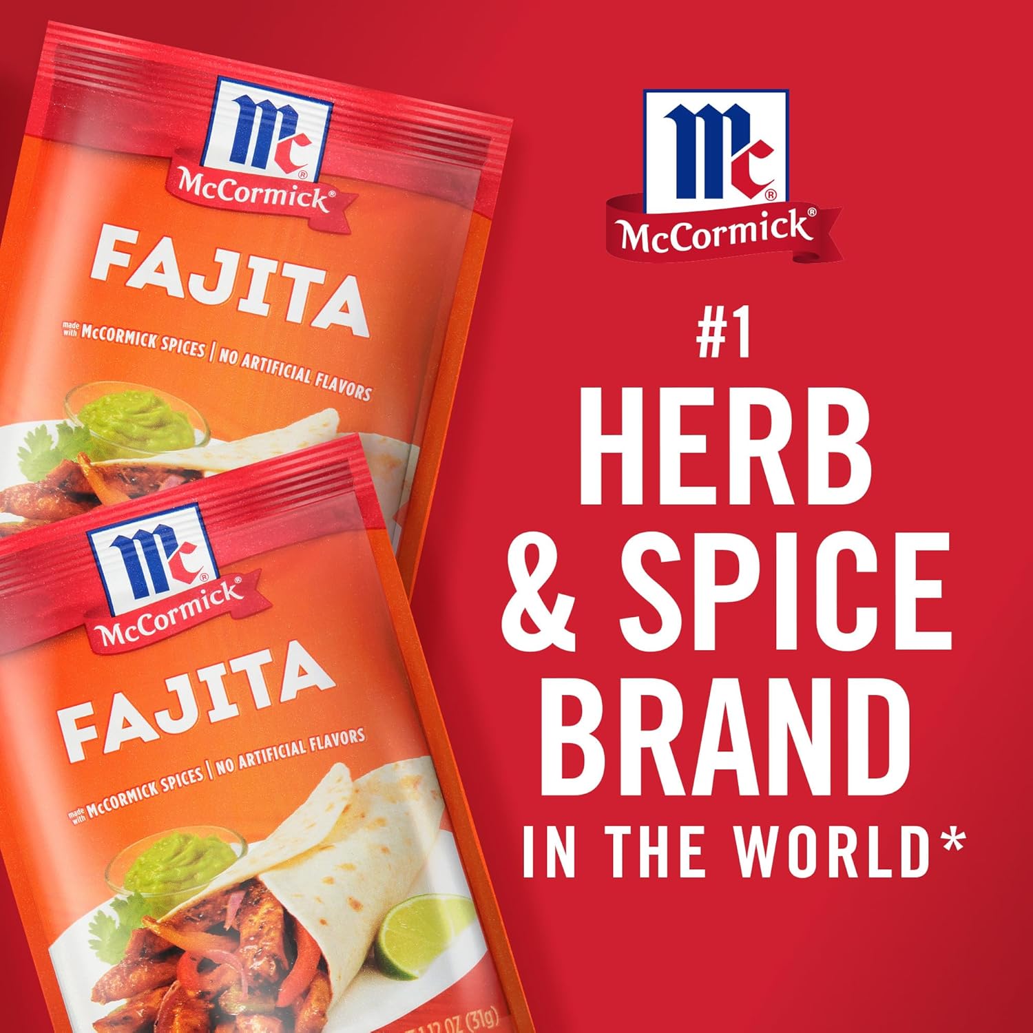 McCormick Fajita Seasoning Mix – Practical Starter Kitchen Gift for College Students and First Apartments