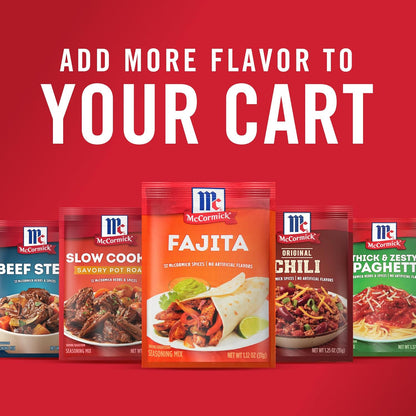 McCormick Fajita Seasoning Mix – Practical Starter Kitchen Gift for College Students and First Apartments