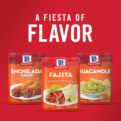 McCormick Fajita Seasoning Mix – Practical Starter Kitchen Gift for College Students and First Apartments