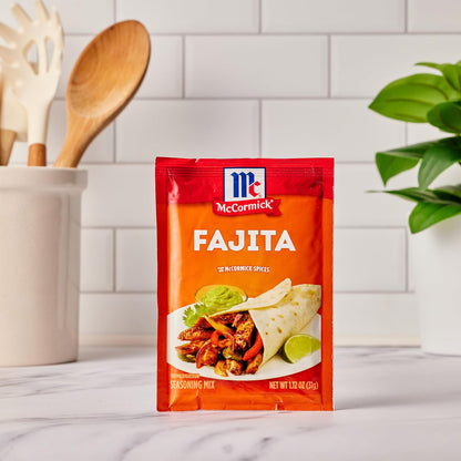 McCormick Fajita Seasoning Mix – Practical Starter Kitchen Gift for College Students and First Apartments