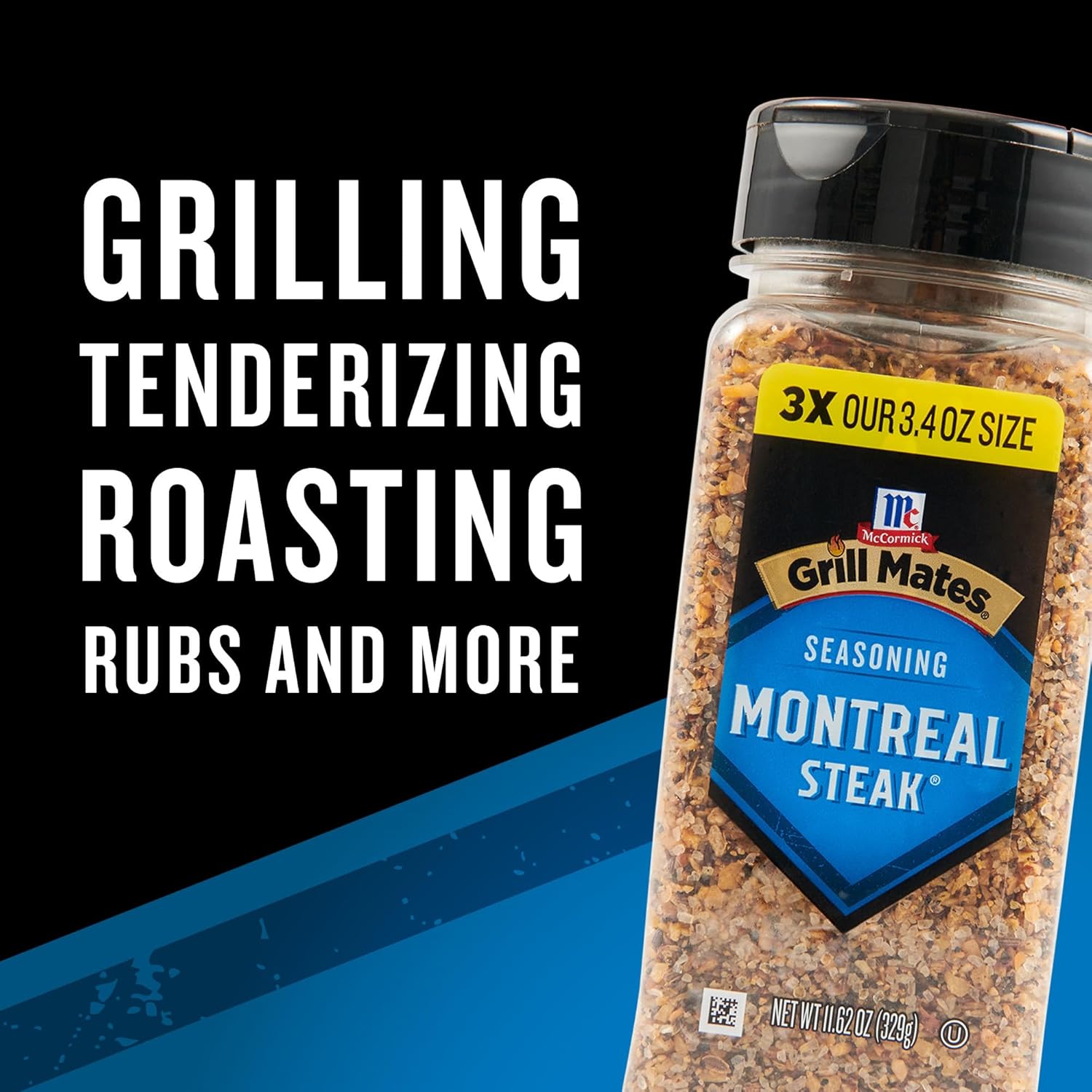 McCormick Grill Mates Montreal Steak Seasoning – Holiday Stocking Stuffer for Backyard BBQ Hosts