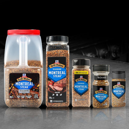 McCormick Grill Mates Montreal Steak Seasoning – Holiday Stocking Stuffer for Backyard BBQ Hosts