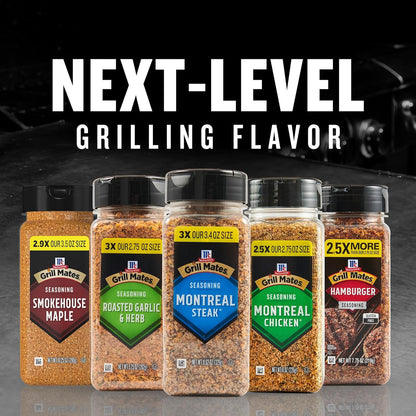 McCormick Grill Mates Montreal Steak Seasoning – Holiday Stocking Stuffer for Backyard BBQ Hosts