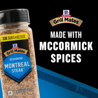 McCormick Grill Mates Montreal Steak Seasoning – Holiday Stocking Stuffer for Backyard BBQ Hosts