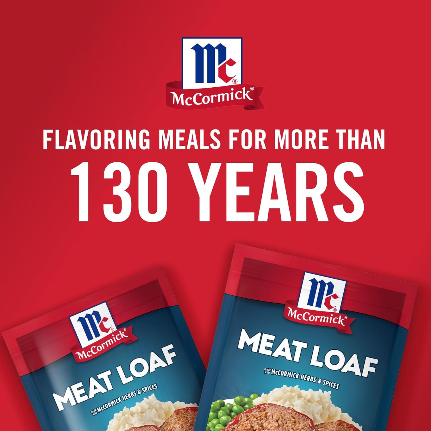 McCormick Meat Loaf Seasoning Mix – Classic American Comfort Food for Holiday Dinner Tables