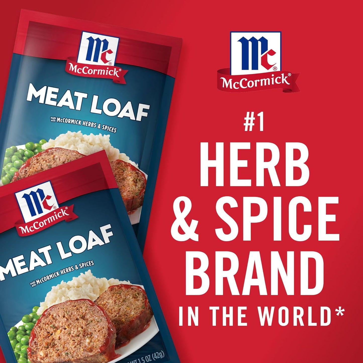 McCormick Meat Loaf Seasoning Mix – Classic American Comfort Food for Holiday Dinner Tables