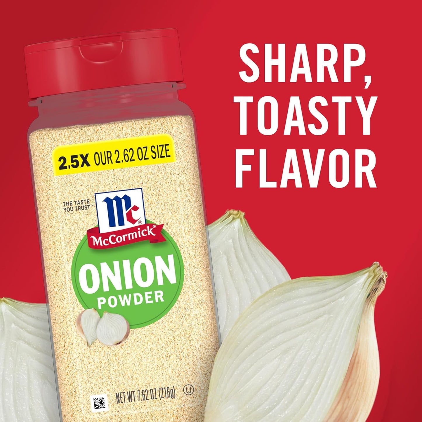 McCormick Onion Powder 7.62 oz – Quick Stovetop Seasoning for Family Dinners