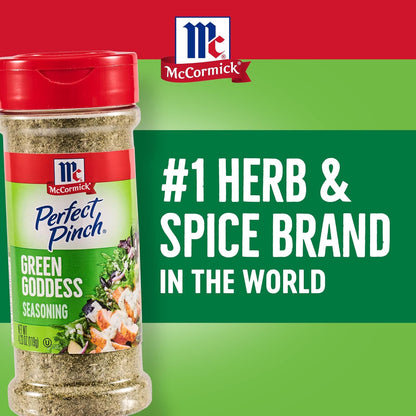 McCormick Perfect Pinch Green Goddess – Travel-Friendly Seasoning for Camping Dinners and Open-Air Meals