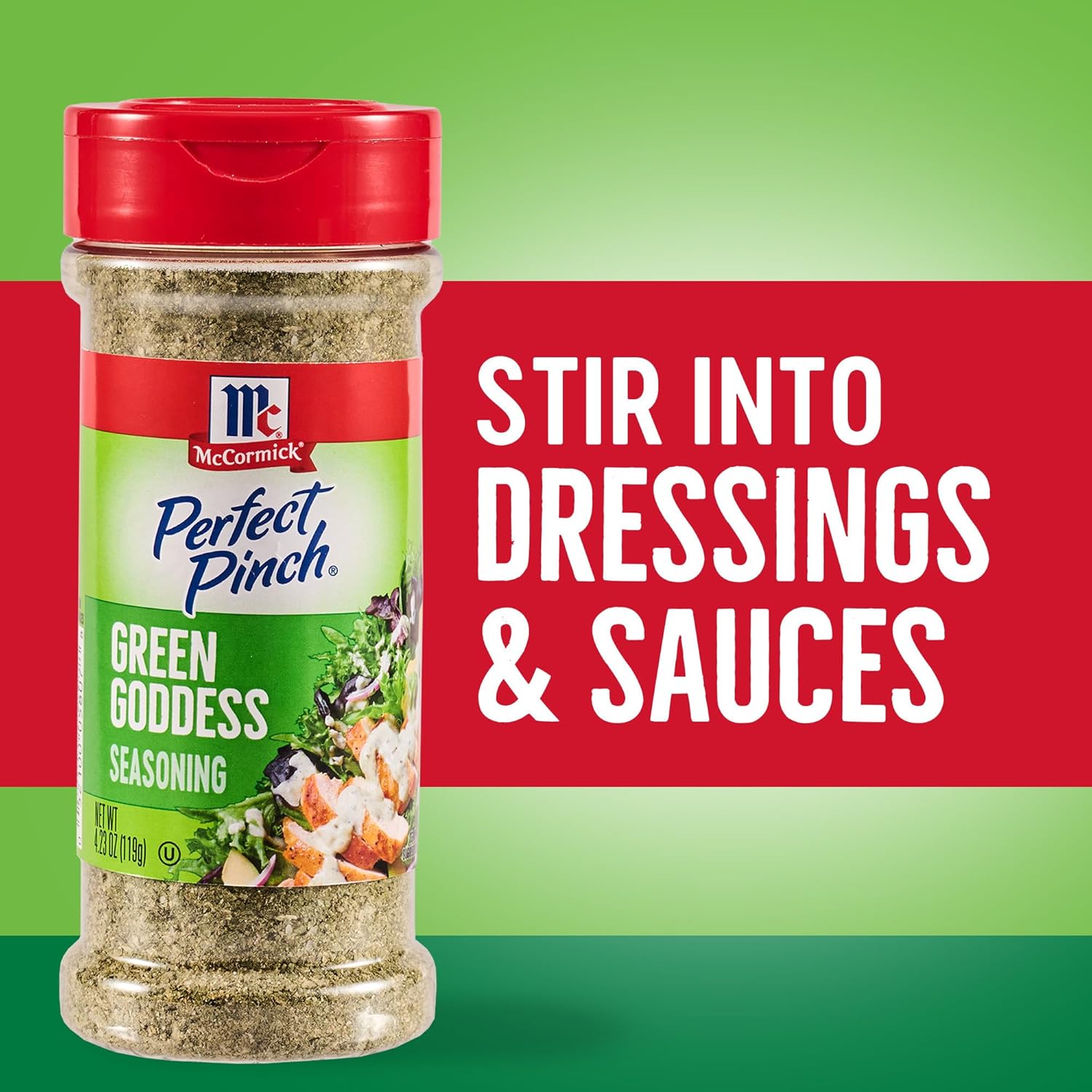 McCormick Perfect Pinch Green Goddess – Travel-Friendly Seasoning for Camping Dinners and Open-Air Meals