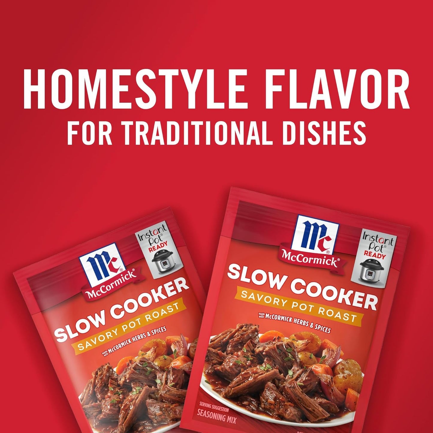 McCormick Pot Roast Mix – Wholesome Onion-Garlic-Herb Dinner for Cleaner Label Home Cooking