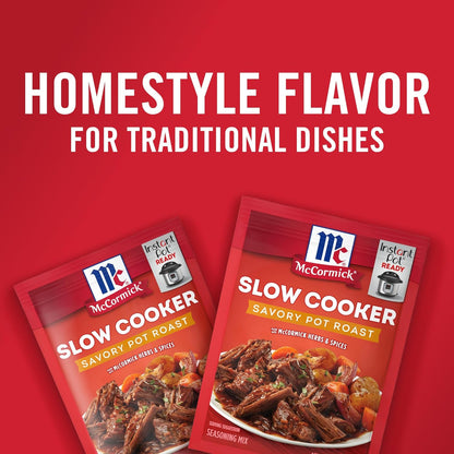 McCormick Pot Roast Mix – Wholesome Onion-Garlic-Herb Dinner for Cleaner Label Home Cooking