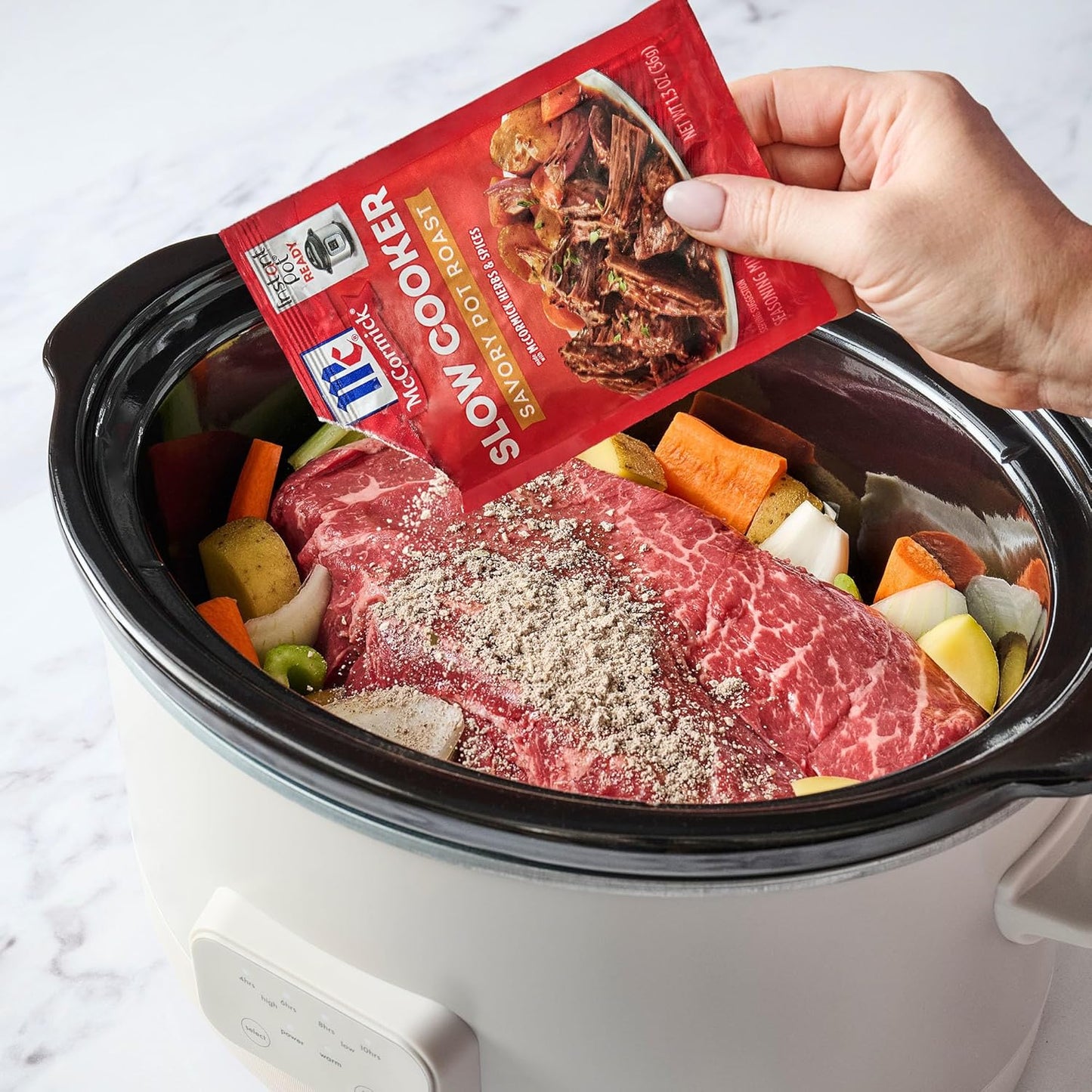 McCormick Pot Roast Mix – Wholesome Onion-Garlic-Herb Dinner for Cleaner Label Home Cooking