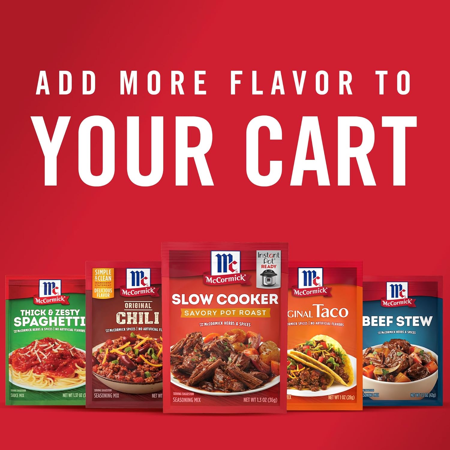 McCormick Pot Roast Mix – Wholesome Onion-Garlic-Herb Dinner for Cleaner Label Home Cooking