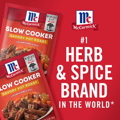 McCormick Pot Roast Mix – Wholesome Onion-Garlic-Herb Dinner for Cleaner Label Home Cooking