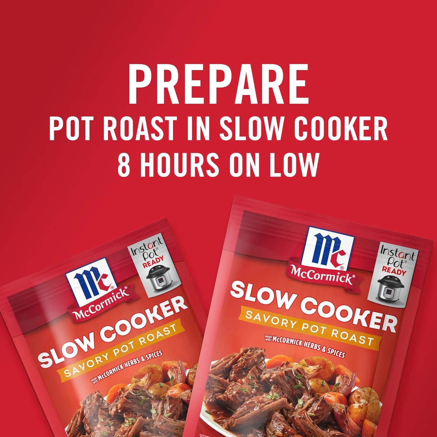 McCormick Pot Roast Mix – Wholesome Onion-Garlic-Herb Dinner for Cleaner Label Home Cooking