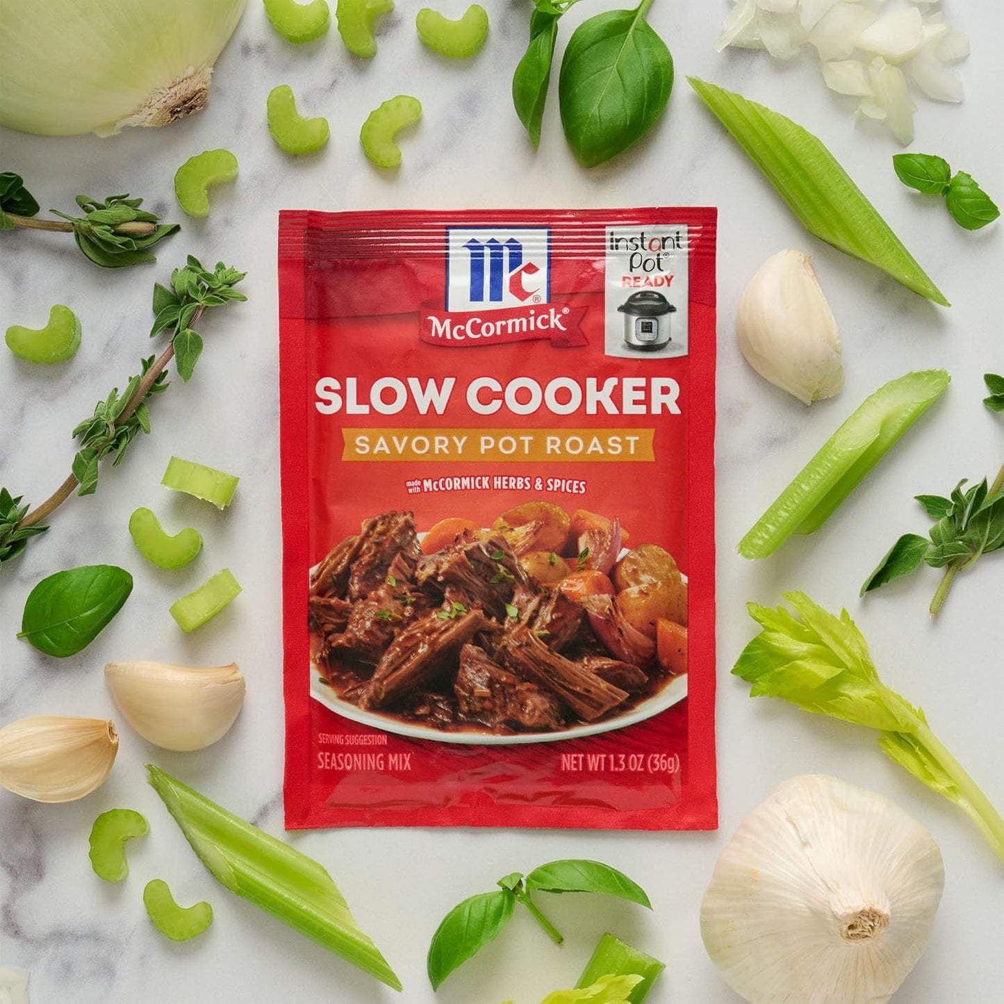 McCormick Pot Roast Mix – Wholesome Onion-Garlic-Herb Dinner for Cleaner Label Home Cooking