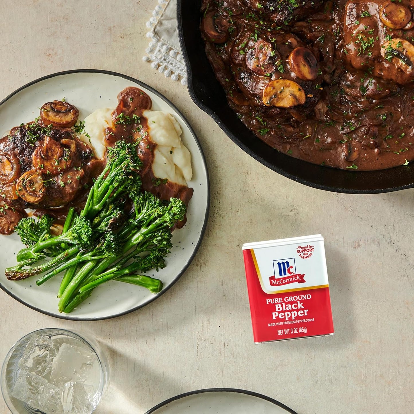 McCormick Pure Ground Black Pepper 6 oz – Consistent Seasoning for Busy Home Cooks