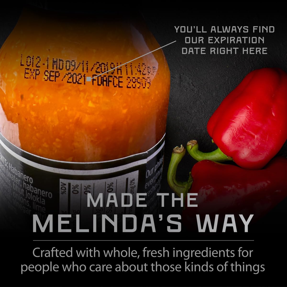 Melinda's Ghost Pepper Hot Sauce - Grilling Sauce for Backyard Cookouts, Gourmet Extra Spicy Drizzle for Burgers and Wings, 10oz