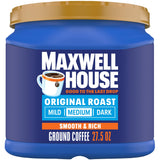 Maxwell House 27.5oz Ground Coffee Medium Original Roast – Holiday Coffee Gift for Coworkers, Teachers, and Neighbors