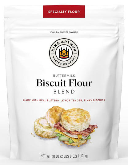 pre-mixed flour blend with real buttermilk, baking powder, and salt already included