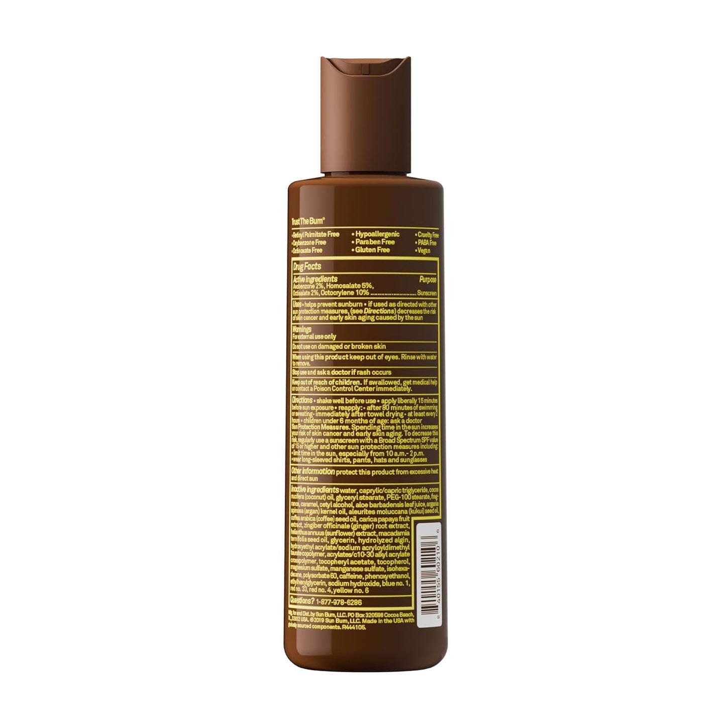Sun Bum Luxury Tanning Sunscreen – Marula, Argan & Coconut Oil Moisturizer with Broad Spectrum SPF
