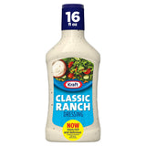 Kraft Classic Ranch Dressing – Time-Saving Squeeze Dressing for Meal Prep Fridges and Family Dinner Stations