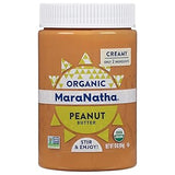 MaraNatha Organic Creamy Peanut Butter for Camping Breakfasts, Fireside Toast Topping