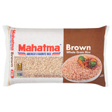 Mahatma Whole-Grain Brown Rice 2 lb Bag for Uncluttered Kitchen Essentials, Vegan and Non-GMO