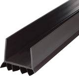 M-D Building Products Vinyl Cinch® U-Shape Door Bottom Seal Reducing Hallway Noise in Studio Workspace, Vinyl Weatherstripping
