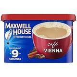 Maxwell House Instant Cafe Beverage – Gentle Coffee Treat Replacement for Wellness Routine, Mocha Latte, 9 oz