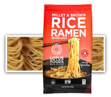 Lotus Foods Millet & Brown Rice Ramen – Lightweight Gluten-Free Soup for Camping Trips and Backcountry Cabin Stays