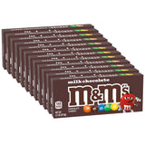 M&M'S Theater Box Candy – Backyard Party and Camping Snack Packs, Bulk 12 Pack