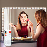 LED Vanity Mirror Lights 13ft Cuttable LED Strip 6000K Daylight White with Dimmer and Power Supply, Housewarming Gift for Her and New Homeowners, DIY Mirror