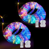 Flexible Waterproof String Lights 40Ft 8 Modes as Holiday Gift for Her Valentine's Day and DIY Decorator Present