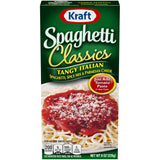 Kraft Tangy Italian Spaghetti Kit — No-Fuss Beginner Dinner with Minimal Ingredients, Ready in 30 Minutes, 8 oz