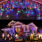 LuminaGlow Icicle Lights – Smoke-Free Bedroom and Nursery Lighting, UL Certified with Auto Shutoff Timer