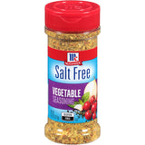 McCormick Salt Free Vegetable Seasoning, Multi Use Salt Free Spice for Clean Minimalist Kitchen Storage
