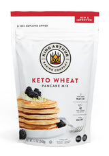 King Arthur Keto Wheat Pancake Mix - Clutter-Free Keto Pantry Essential, 10-Ingredient Simple Pancake Mix