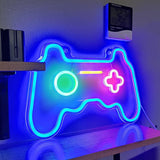 Joylit Minimalist Neon Wall Light – Single Hue Game Controller Glow for Intentional Home Decor