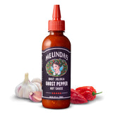 Melinda's Ghost Pepper Hot Sauce - Grilling Sauce for Backyard Cookouts, Gourmet Extra Spicy Drizzle for Burgers and Wings, 10oz