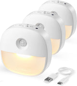 Lyridz LED Stick-On Light – Clean Scandinavian-Style Nightlight for Minimalist Bedrooms and Hallways, No Cords