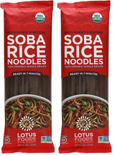 LOTUS FOODS Organic Brown Udon Rice Noodles – Fast-Boiling Stir-Fry Foundation for Time-Saving Meal Prep