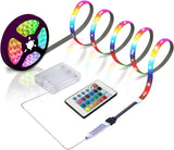 Battery Operated LED Strip Light – Housewarming Gift Idea with Color Changing Remote for Apartment and Dorm