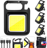 MAKDAK Magnetic Rechargeable Flashlight – Task Light for Garage, Workshop, and Basement Projects