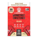 Lakanto Monk Fruit Sweetener Single Serve Sachets – Distraction Free Sweetener for Desk Side Workday Beverages