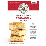 King Arthur Baking Company Focaccia Mix Kit – Slow Saturday Self-Care Project, Aromatic Rosemary Finish