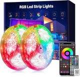 Aogistc RGB LED Strip Lights 148ft-250ft – Classroom and Playroom Decor with Timer and 16M Color Options