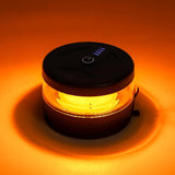 Magnetic Wireless Beacon Light, Compact Minimal USB-C LED Beacon for Uncluttered Truck Cab Storage, No Wiring Required