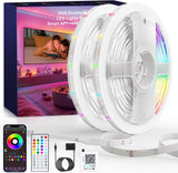 Lumify LED Strip Lights – Mindful Bedroom Ambience for Sleep and Meditation, Dimmable Music Sync Strip with Calm Mode